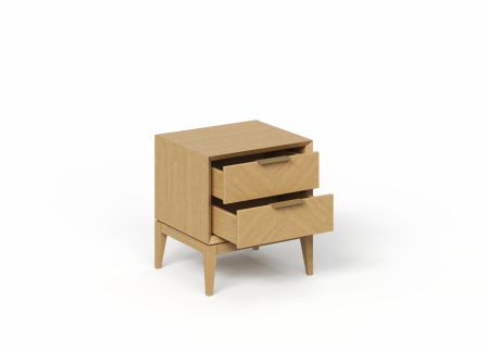 Тумба прикроватная Audrey с диагональной раскладкой