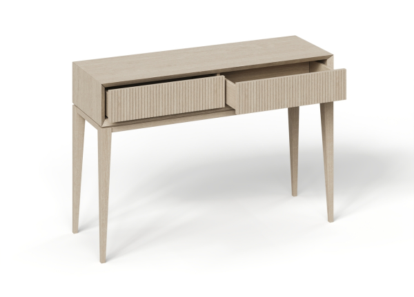 Консоль 1300 Audrey c  рифлеными ящиками